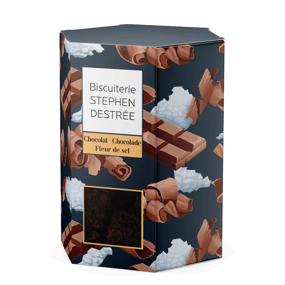 Chocolade koekjes met zeezout.