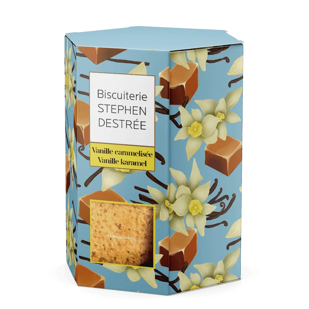 Vanille caramel koekje