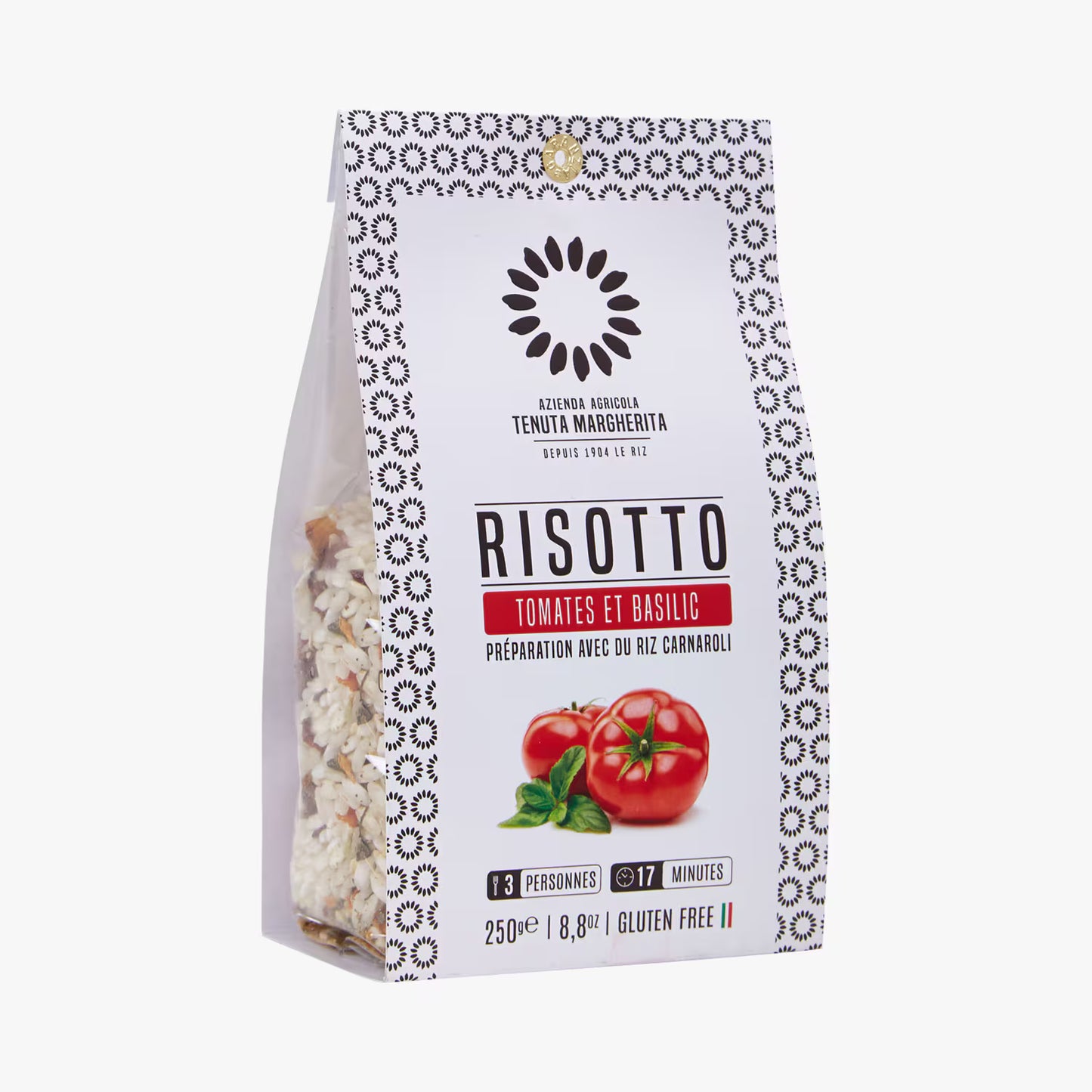 Risotto met tomaat en basilicum