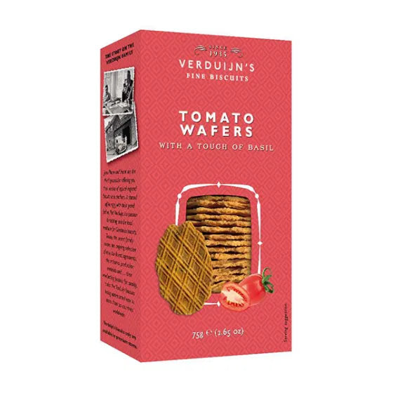 Tomato wafer crackers
