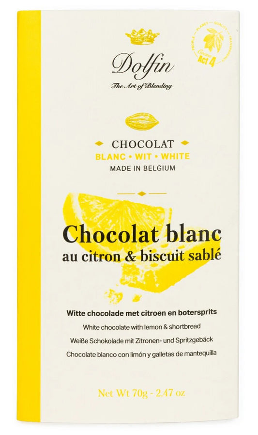 Witte chocolade – Citroen- en shortbreadkoekje