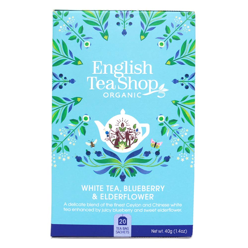 White tea, bleuberry & elderflower thee