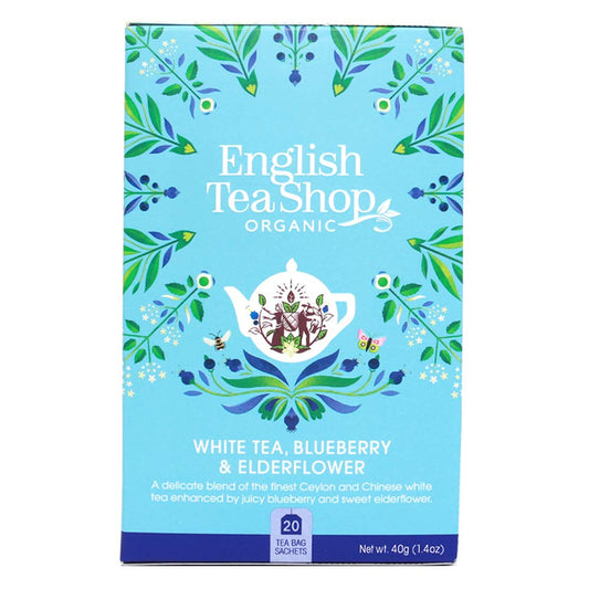White tea, bleuberry & elderflower thee