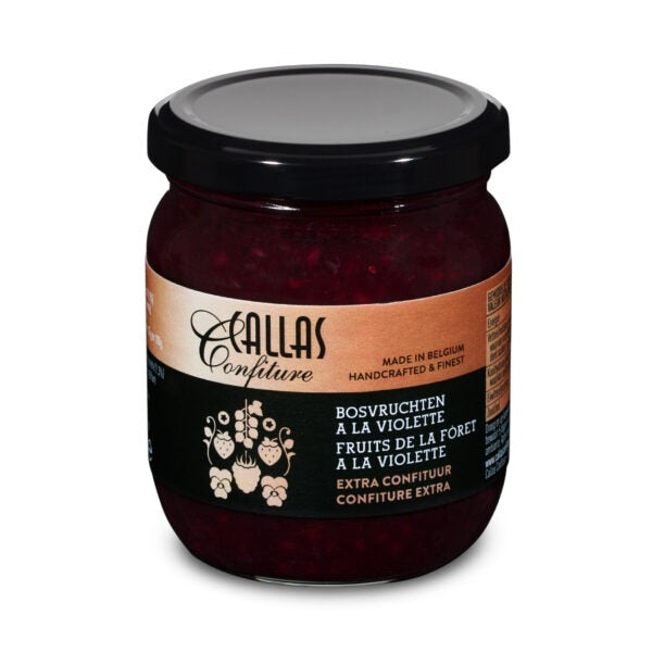 Bosvruchten à la violette confituur