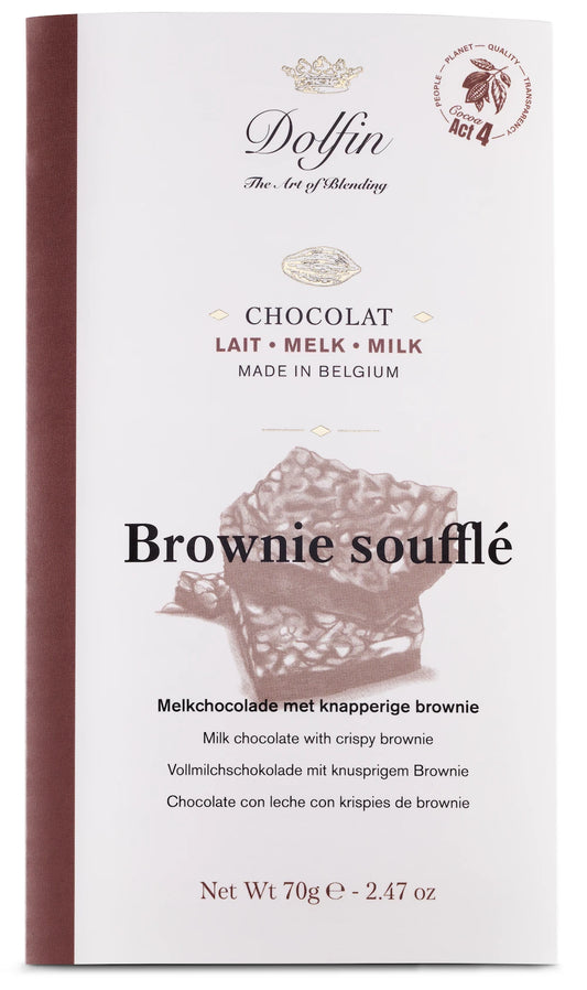Krokante brownie