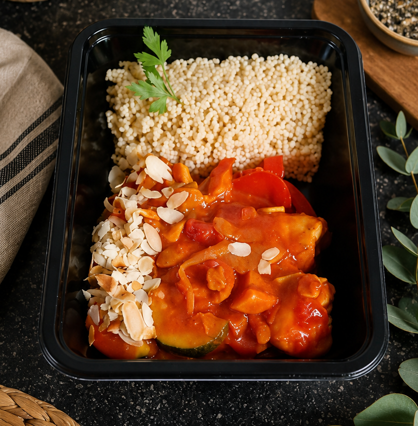 Marokkaanse stoofpot - kip - couscous
